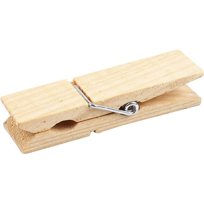 Molletta, L: 7,2 cm, L: 2 cm, 4 pz/ 1 conf.