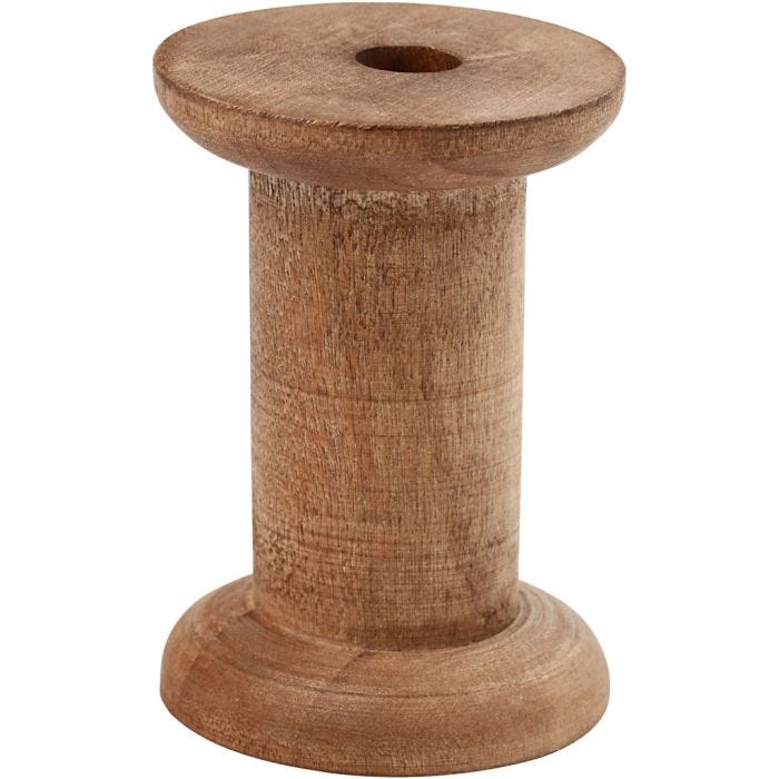 Rocchetto, H: 70 mm, diam 30+48 mm, misura buco 10 mm, 10 pz/ 1 conf.