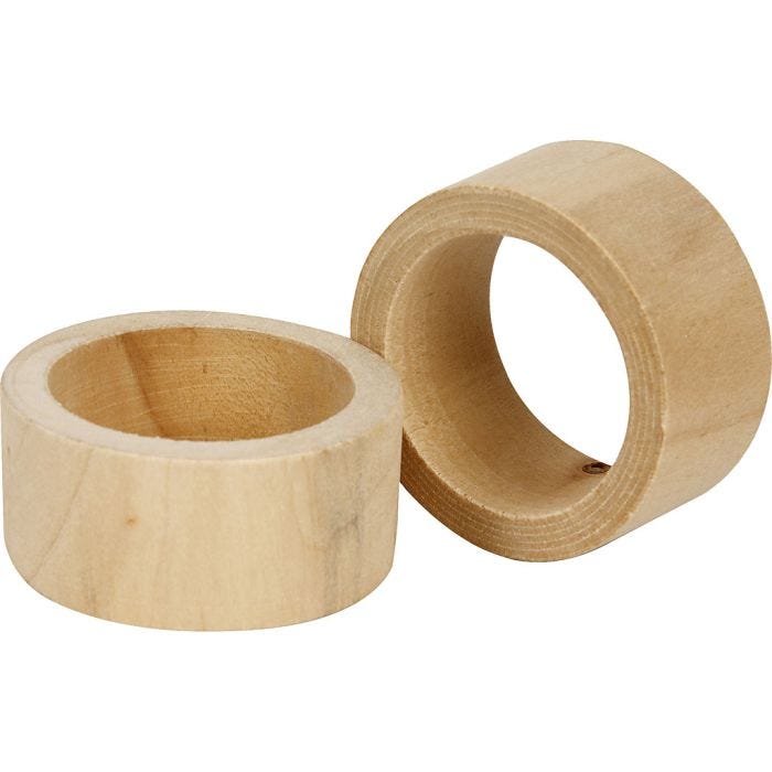Portatovaglioli, diam 35 mm, L: 20 mm, 6 pz/ 1 conf.