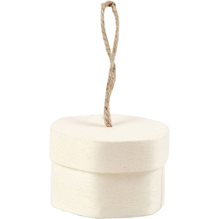 Scatola, H: 3 cm, diam 4,5 cm, 3 pz/ 1 conf.