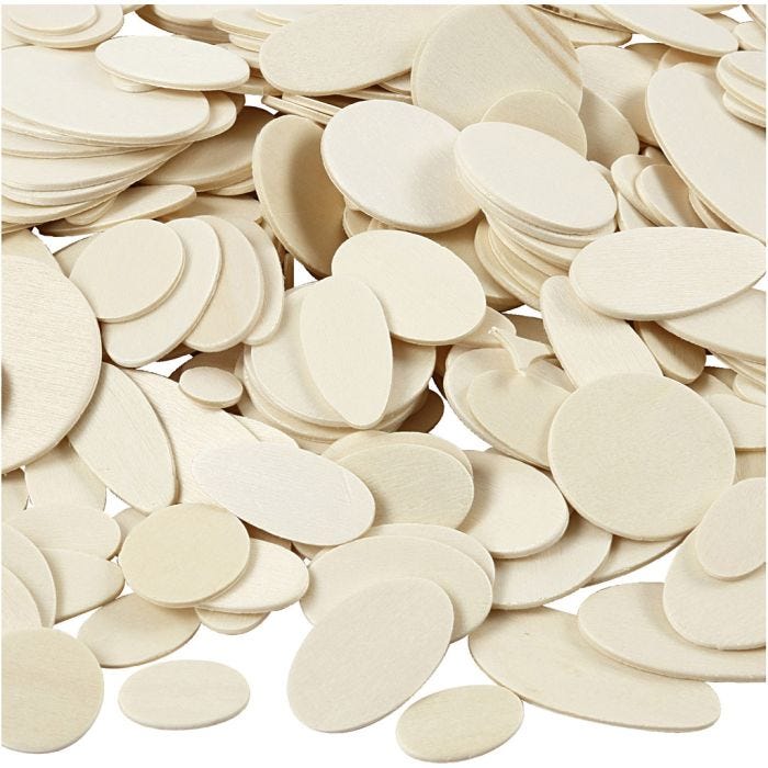 Tessere sagomate, misura 1-5 cm, 600 pz/ 1 conf.