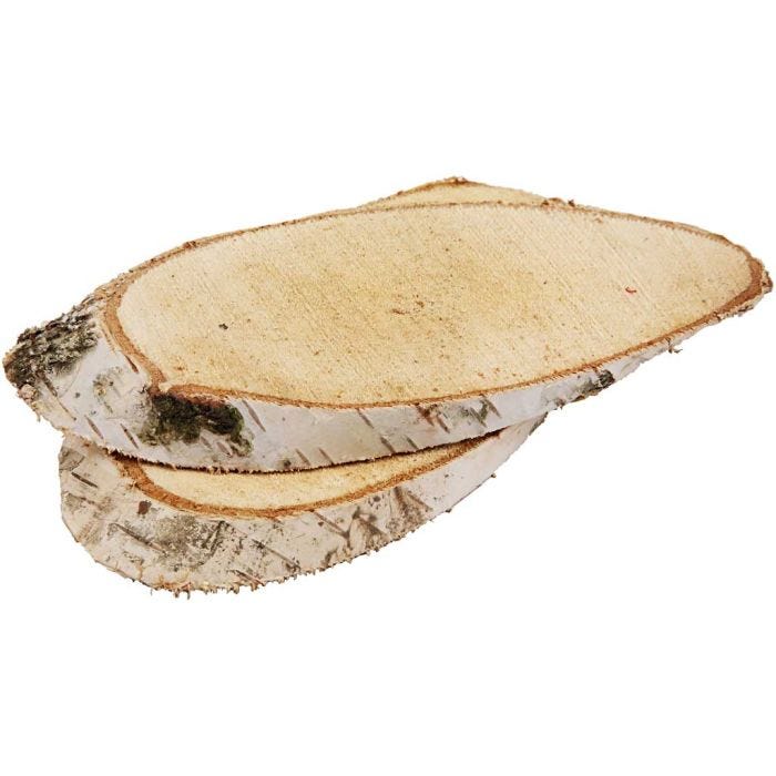 Fette di legno, spess. 15 mm, 7 pz/ 1 conf.