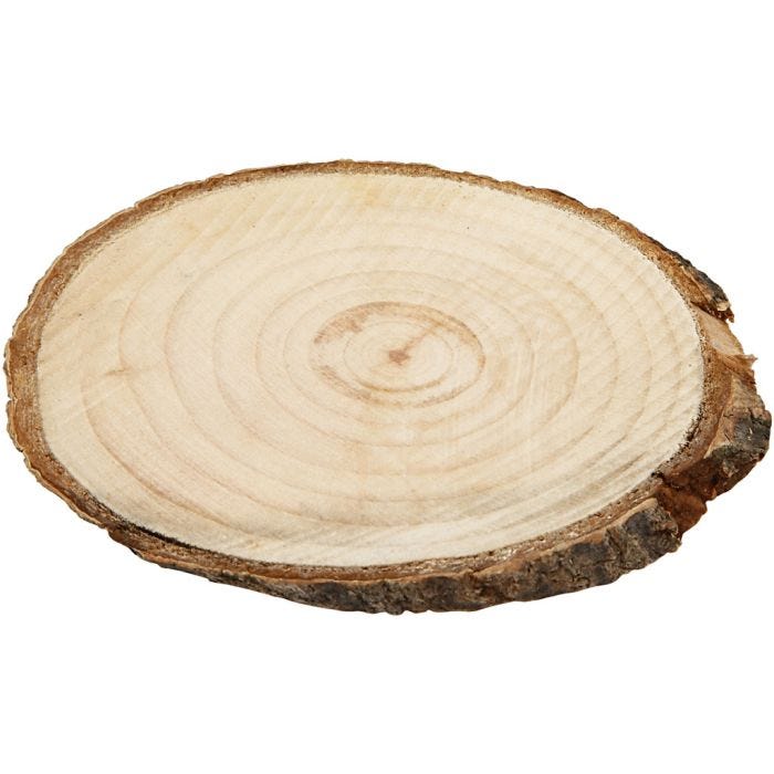 Fette di legno, misura 9,5x6 cm, spess. 6 mm, 12 pz/ 1 conf.