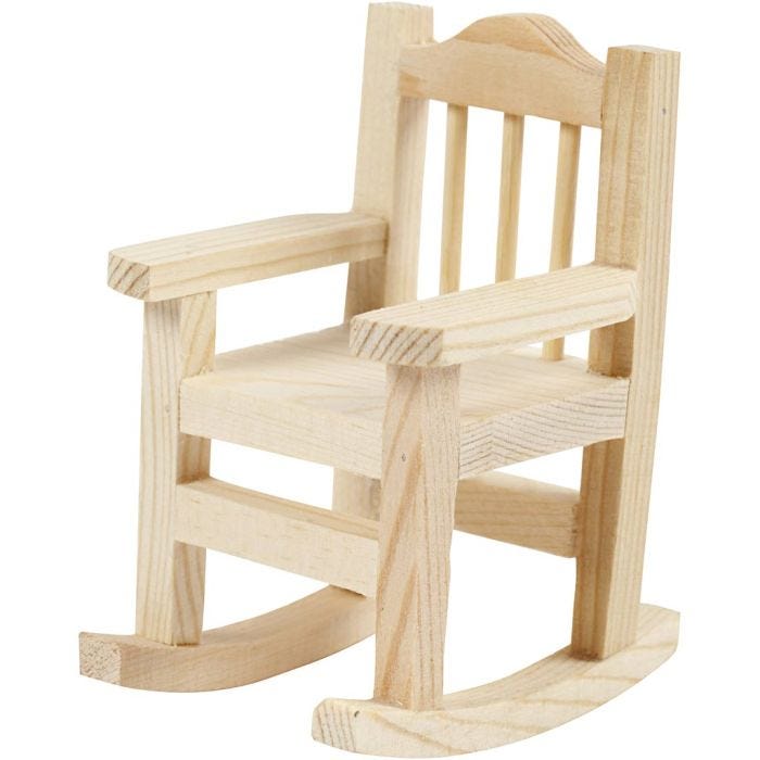 Sedia a dondolo, 8,8 cm, 6,7 cm, 5,5 cm, 1 pz