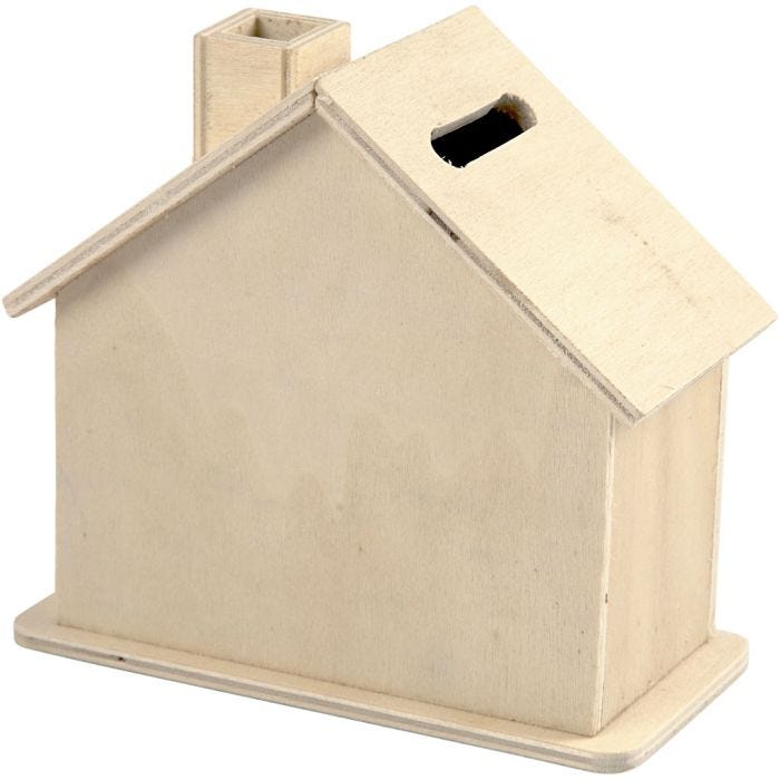Scatola portasoldi, 9,6x11,7x5,5, cm, 1 pz