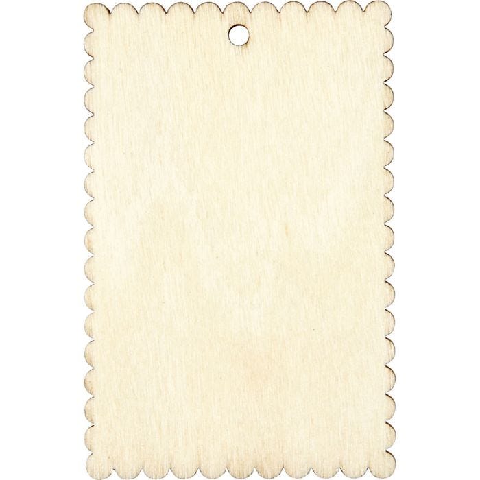 Cartello, misura 8x5,2 cm, spess. 3 mm, 8 pz/ 1 conf.