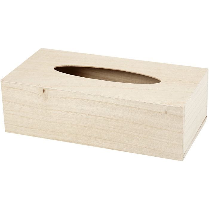 Scatola portafazzoletti, 27x14x8 cm, 1 pz