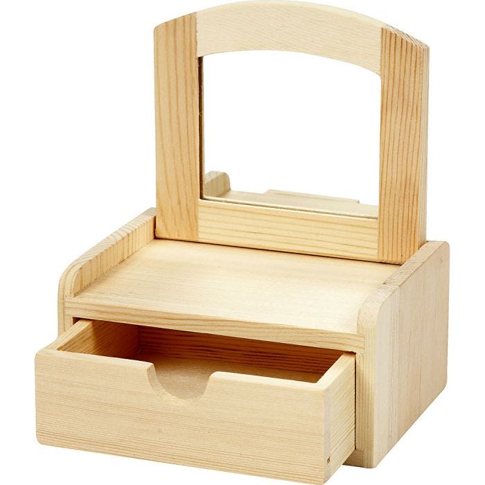Mobile specchiera, 12x10x6,5 cm, 1 pz