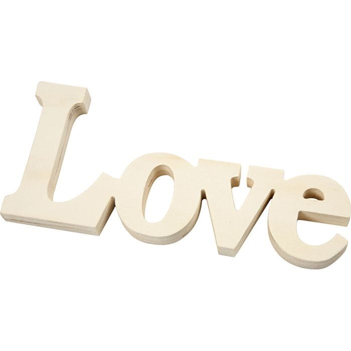Lettere decorative, 23x10 cm, 15 mm, 1 pz