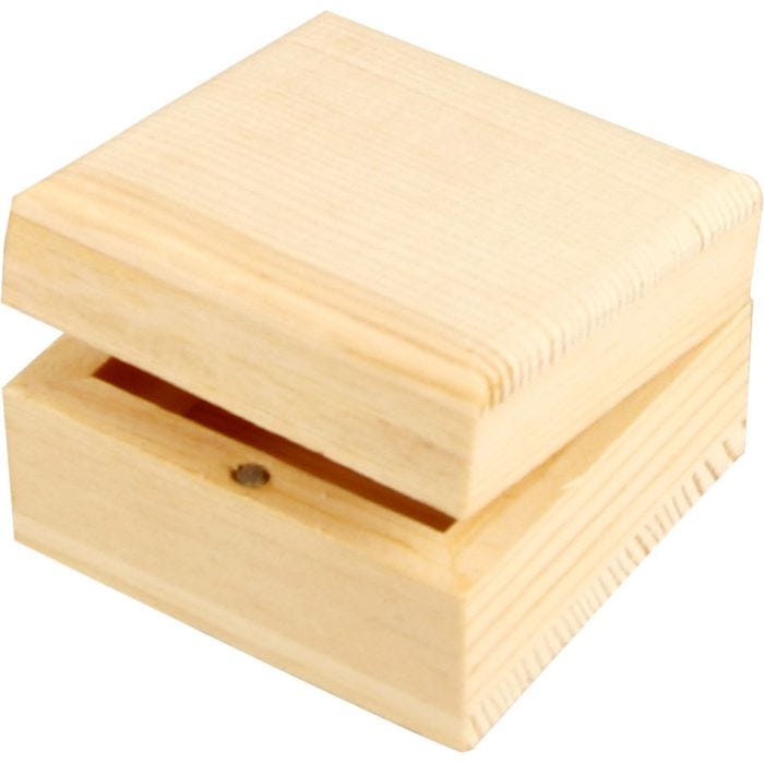Scatola gioielli, 6x6x3,5 cm, 1 pz