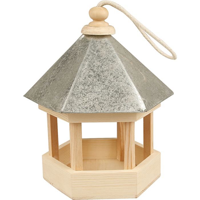 Gazebo con tetto in zinco, misura 22x18x16,5 cm, 1 pz