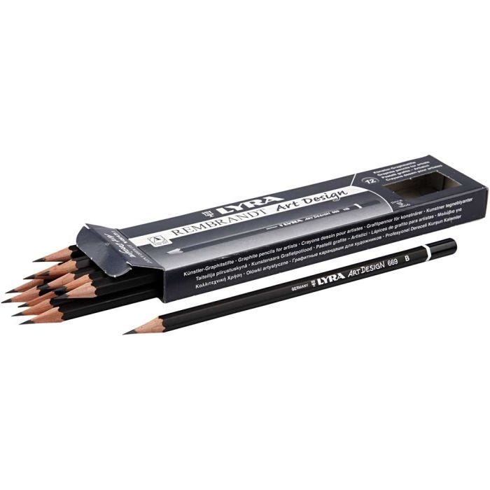 Matite da Disegno Art Design, diam 6,9 mm, B, mina 1,8 mm, 12pz/ 1 conf.