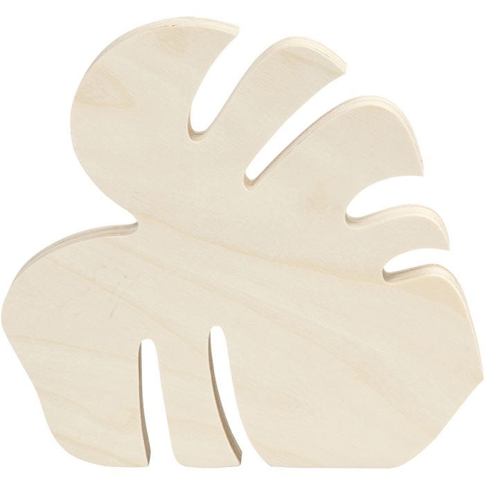 Foglia di Monstera, 24 cm, 25 cm, 19 mm, 1 pz