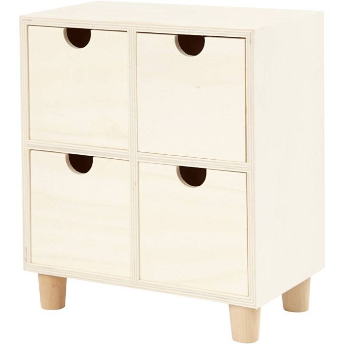 Cassettiera, 23 cm, 11,5 cm, 20 cm, 1 pz