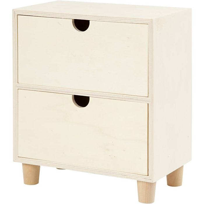 Cassettiera, H: 23 cm, P: 11,5 cm, L: 20 cm, 1 pz