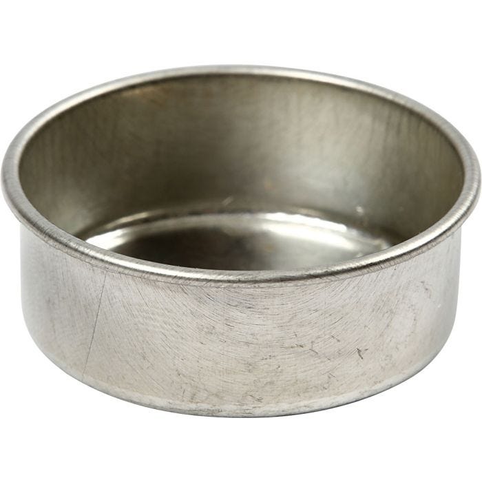 Portacandela, H: 15 mm, diam 44 mm, 12 pz/ 1 conf.