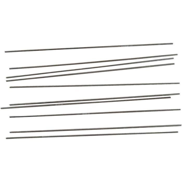Guida di metallo, L: 20 cm, diam 2 mm, 10 pz/ 1 conf.