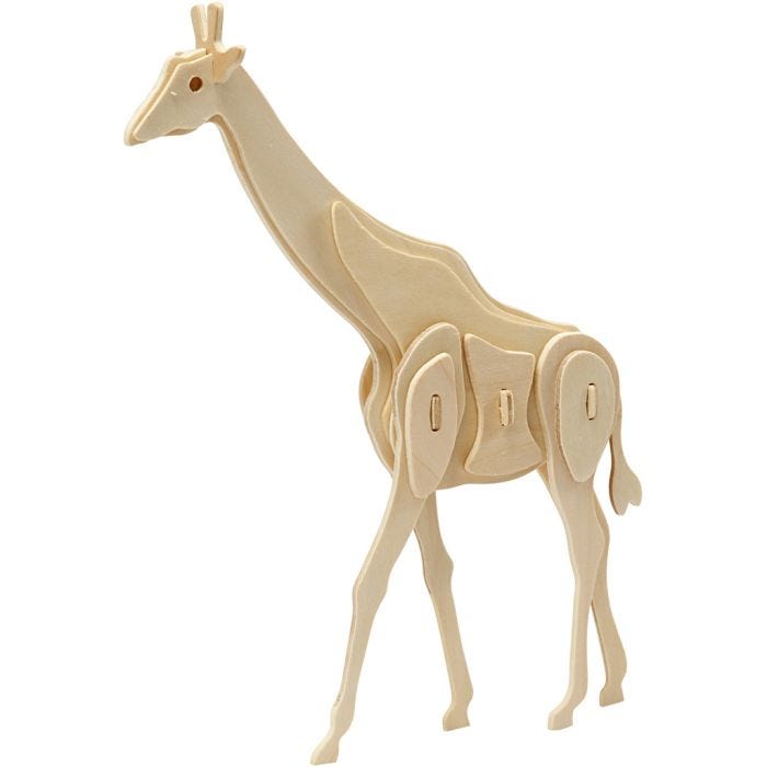 Costruzioni 3D, giraffa, 20x4,2x25 cm, 1 pz