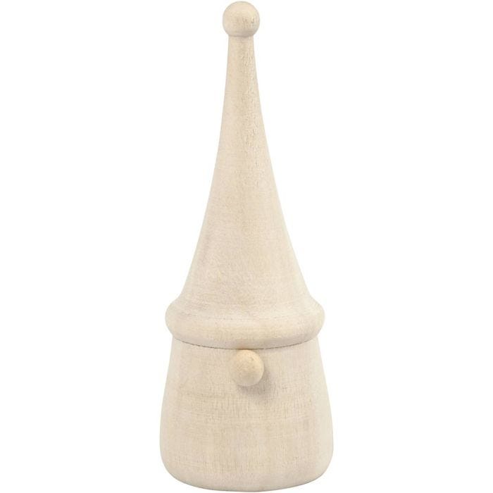 Elfo natalizio, H: 8 cm, diam 3 cm, 1 pz