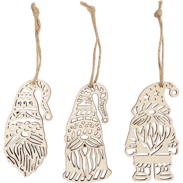 Elfo natalizio, H: 8 cm, L: 4 cm, 6 pz/ 1 conf.