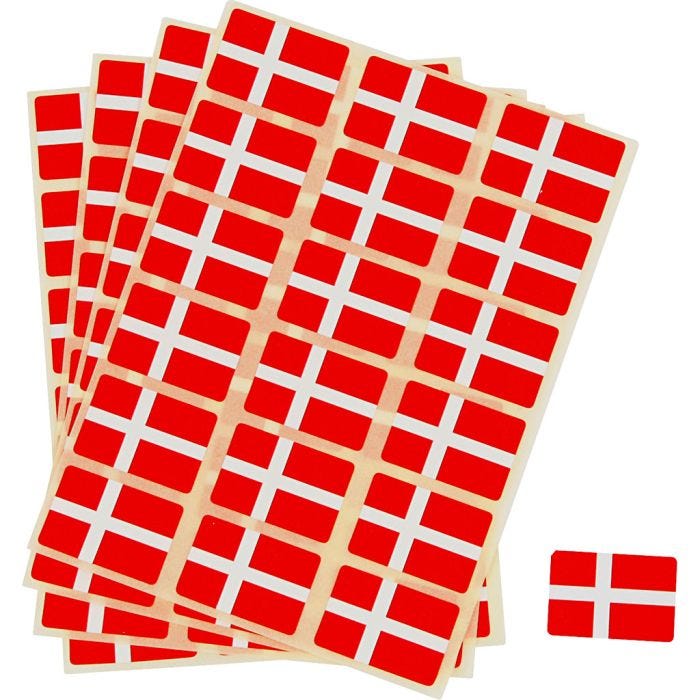 Bandiere, misura 15x22 mm, 72 pz/ 1 conf.