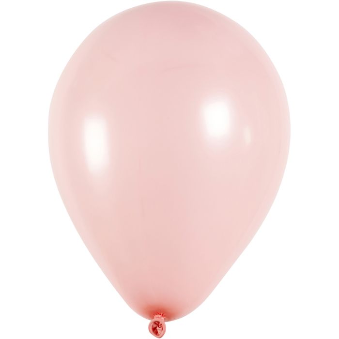 Palloncini, rotondi, diam 23 cm, rosso chiaro, 10 pz/ 1 conf.