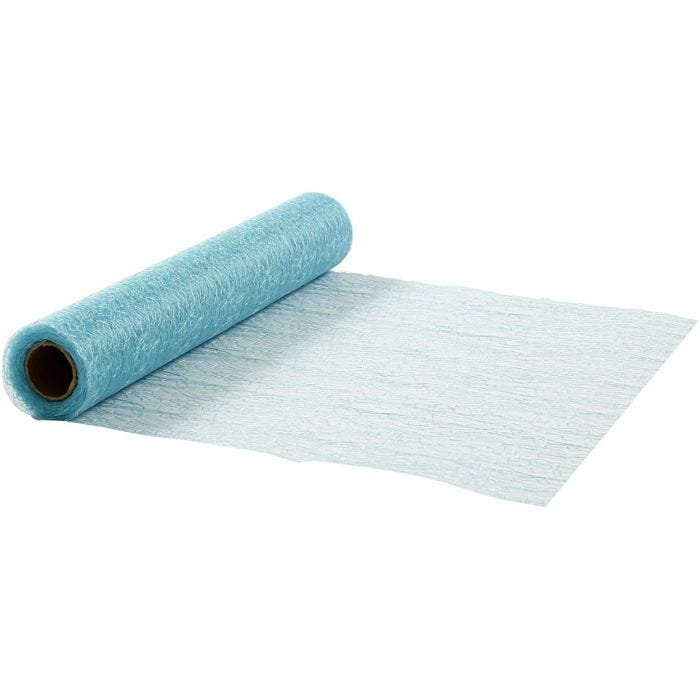 Runner da tavolo, L: 30 cm, turchese, 10 m/ 1 rot.
