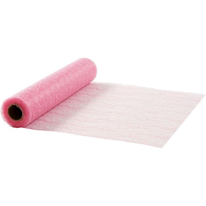 Runner da tavolo, L: 30 cm, rosso chiaro, 10 m/ 1 rot.