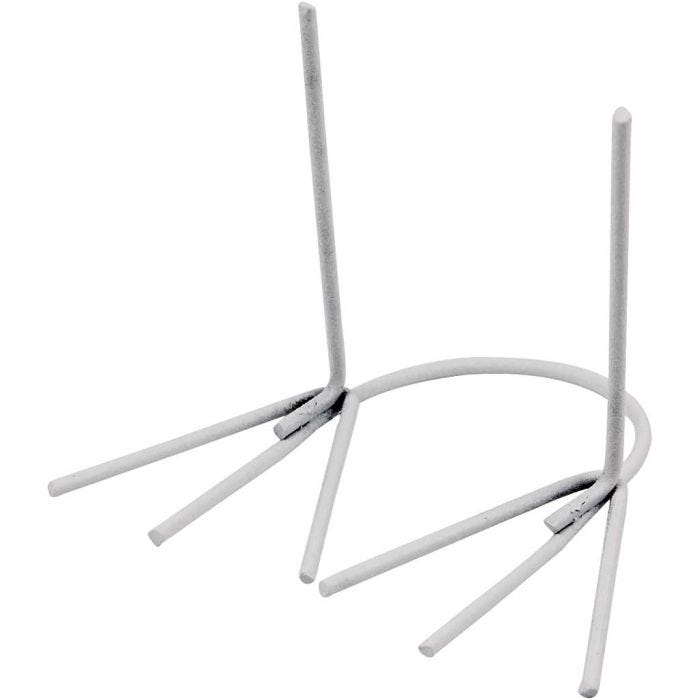 Zampe di Gallina, H: 5 cm, L: 3,5 cm, bianco, 20 paio/ 1 conf.