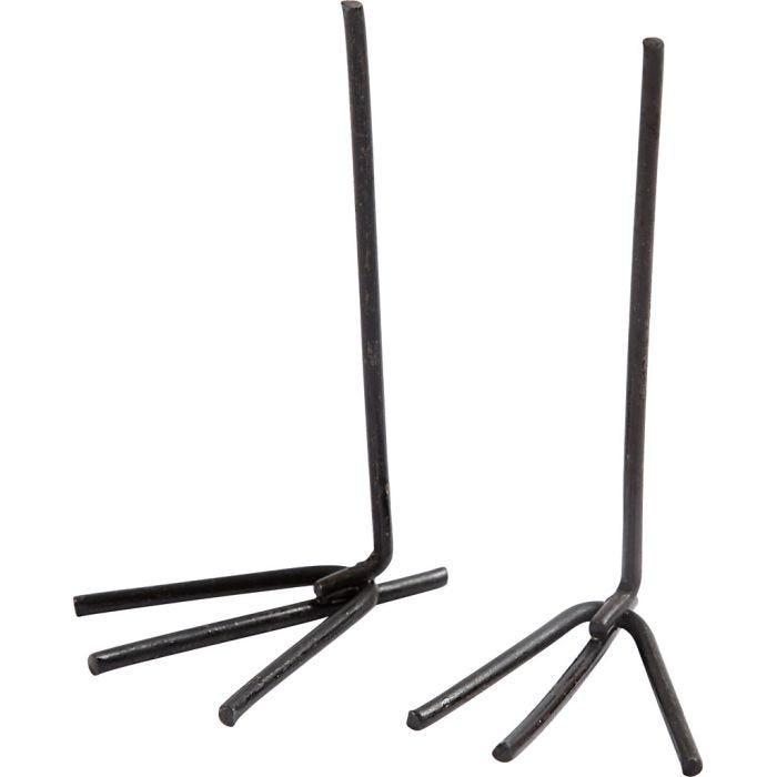 Zampe di Gallina, H: 5 cm, L: 2 cm, nero, 10paio/ 1 conf.