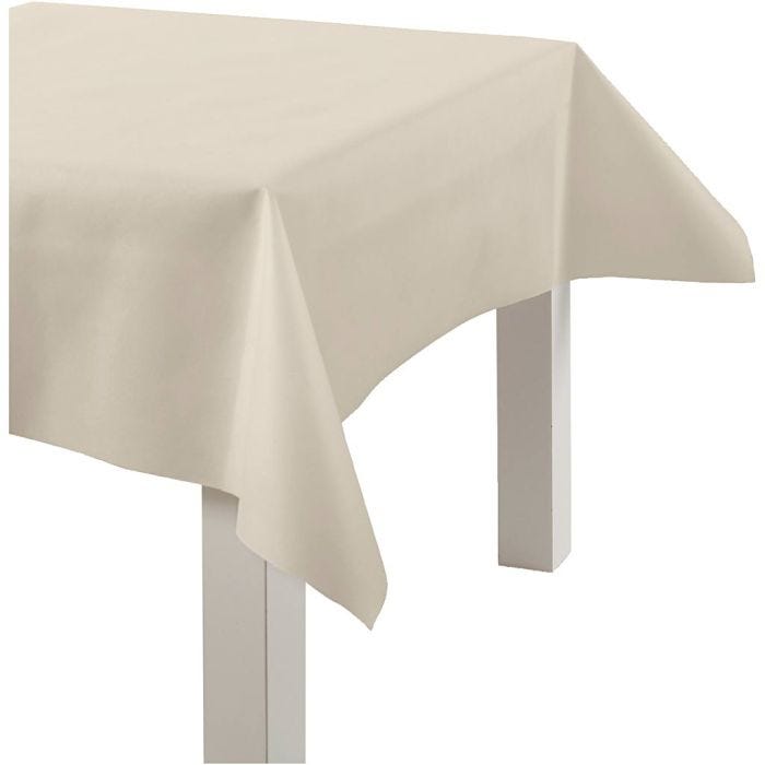 Tovaglia in Tessuto Imitativo, L: 125 cm, 70 g, panna, 10 m/ 1 rot.