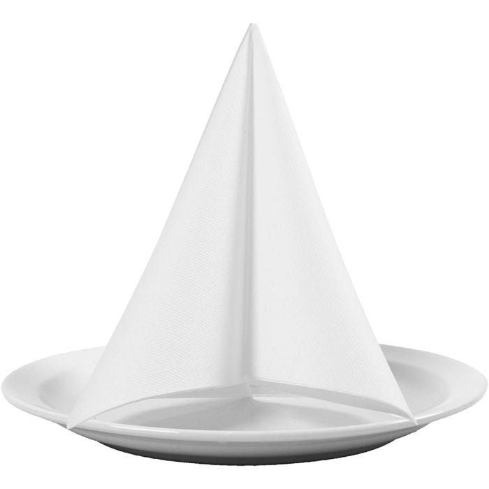 Tovaglioli, misura 40x40 cm, 60 g, bianco, 20 pz/ 1 conf.