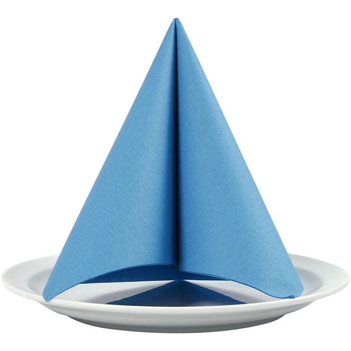 Tovaglioli, misura 40x40 cm, 60 g, turchese, 20 pz/ 1 conf.