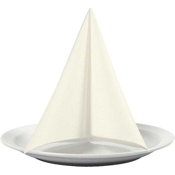 Tovaglioli, misura 40x40 cm, 60 g, avorio, 20 pz/ 1 conf.
