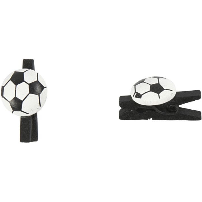 Molletta pallone, misura 14x25 mm, spess. 12 mm, nero, 10 pz/ 1 conf.