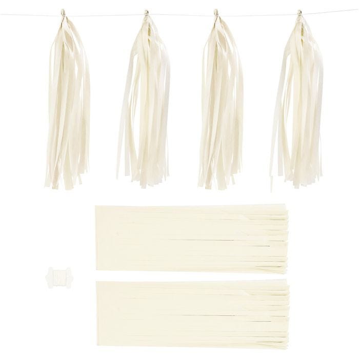 Nappe in carta , misura 12x35 cm, 14 g, avorio, 12 pz/ 1 conf.