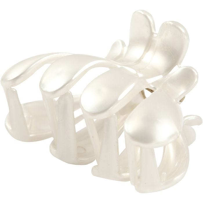 Mollettone, L: 60 mm, L: 38 mm, madreperla, 2 pz/ 1 conf.