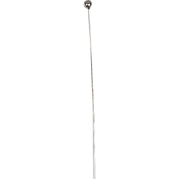 Spilloni per cappello, L: 60 mm, placcato argento, 150 pz/ 1 conf.