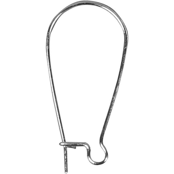 Monachelle, L: 25 mm, placcato argento, 30 pz/ 1 conf.