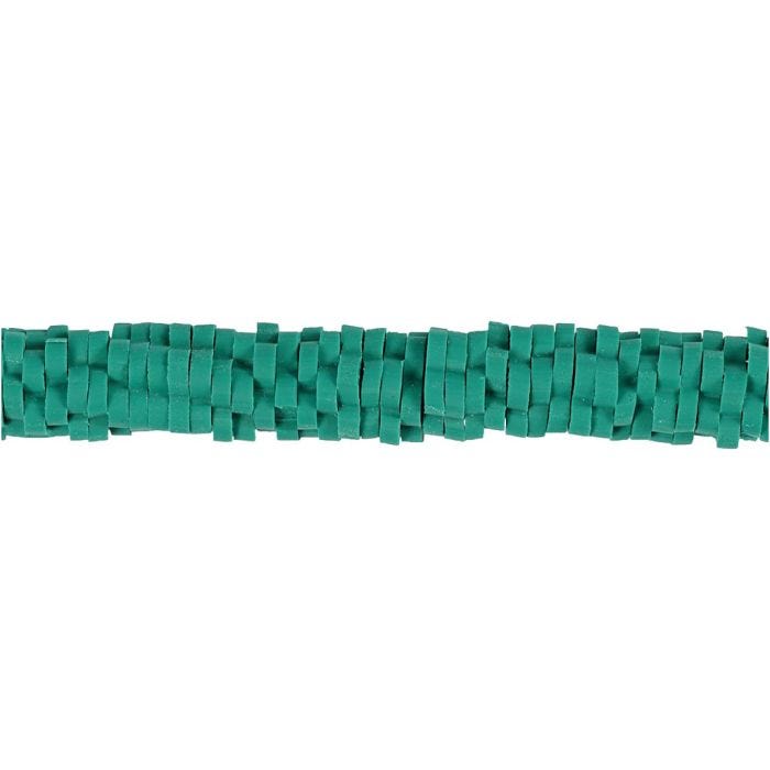Perle in Argilla, diam 5-6 mm, misura buco 2 mm, turchese, 145 pz/ 1 conf.
