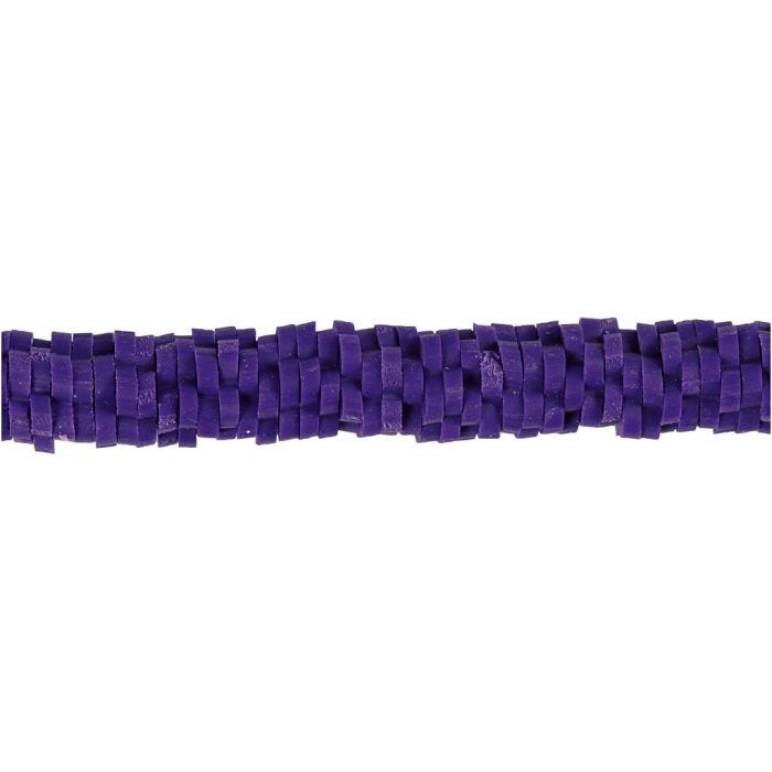 Perle in Argilla, diam 5-6 mm, misura buco 2 mm, viola, 145 pz/ 1 conf.