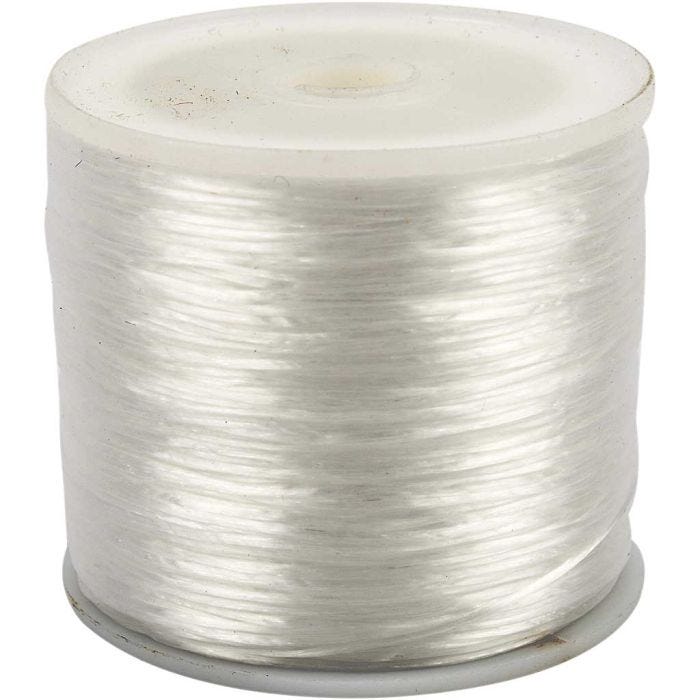 Cordone elastico, piatto, spess. 1 mm, 100 m/ 1 rot.