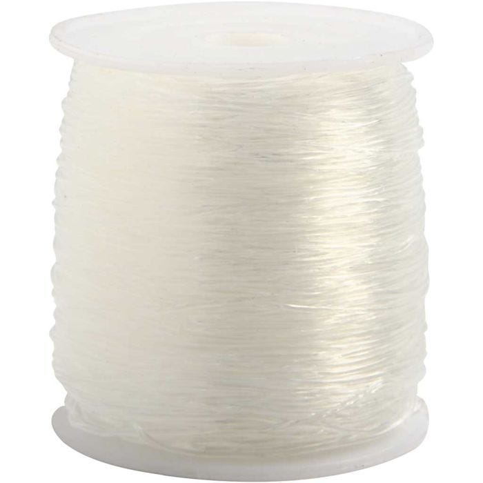 Cordone elastico, rotondo, spess. 0,8 mm, 100 m/ 1 rot.