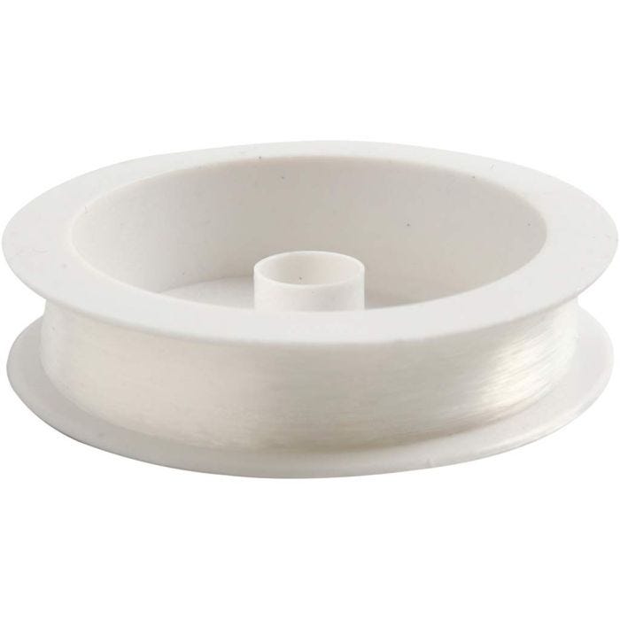 Corda di nylon, spess. 0,25 mm, Resistenza alla trazione: 7,5 kg, 100 m/ 1 rot.