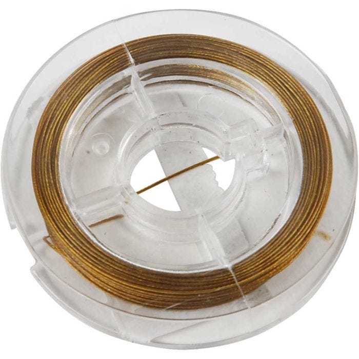 Filo per Gioielli, spess. 0,38 mm, oro, 10 m/ 1 rot.