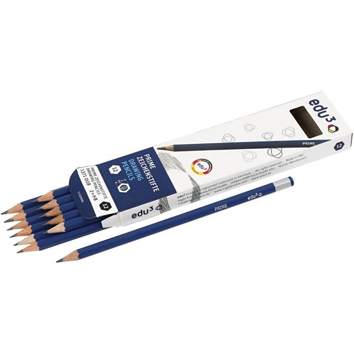Matita da Disegno edu, HB, 12 pz/ 1 conf.