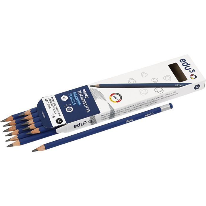 Matita da Disegno edu, 6B, 12 pz/ 1 conf.