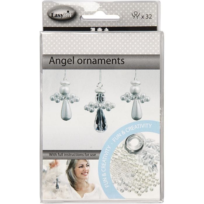 Decorazione angelo, H: 2,8 cm, 32 pz/ 1 conf.