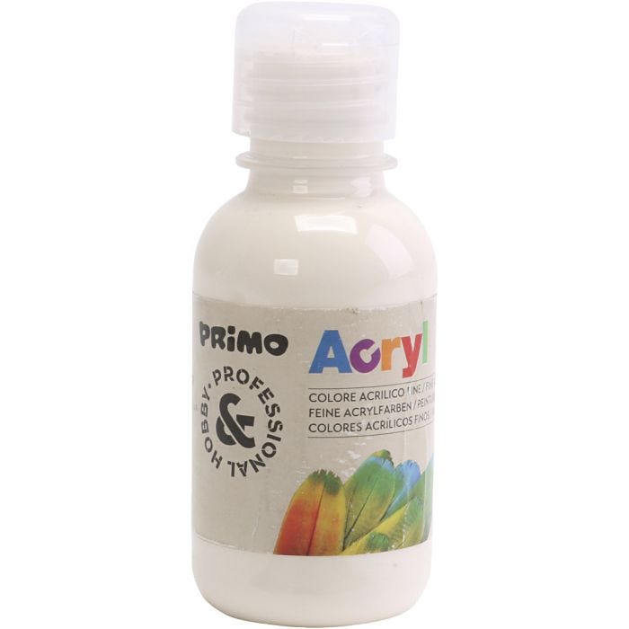 PRIMO Luxury pittura acrilica, beige, 125 ml/ 1 bott.