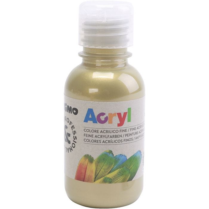 PRIMO Luxury pittura acrilica, bronzo, 125 ml/ 1 bott.